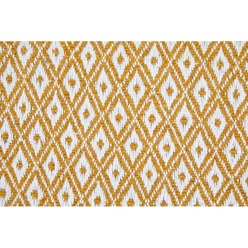Modern Geometric Fringe Throw Blanket