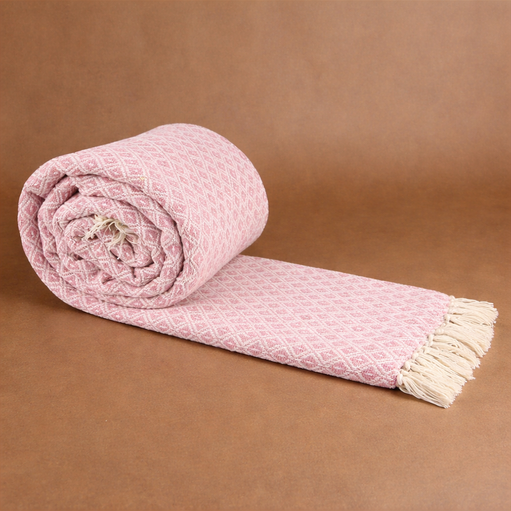 Contemporary Tassel Accent Throw Blanket