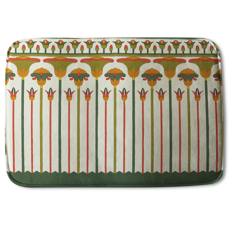 Floral Microfibre Bath Mat