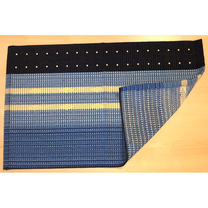 Striped Polyester Rug